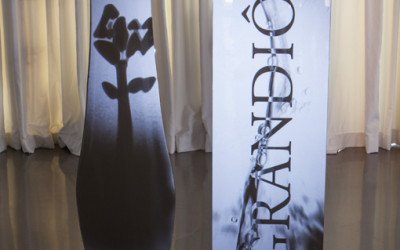 Rear Projection onto Cut Plexi